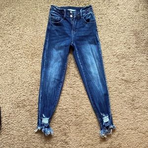 Kancan Signature high rise ankle skinny jeans